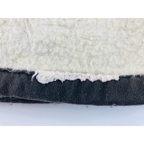 Vintage Plush Blanket Tiger Lion Face Brown Tan Reversible RARE Biederlack Style - Picture 16 of 16